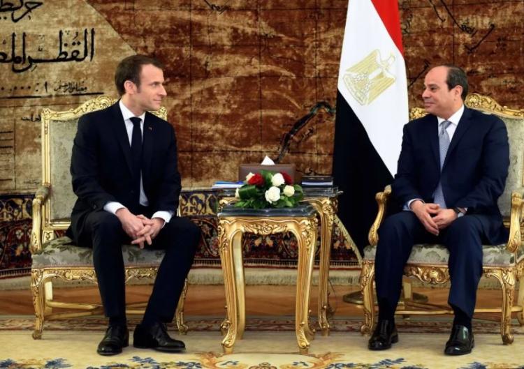 السيسي وماكرون يعقدان مباحثات هامة في القاهرة  